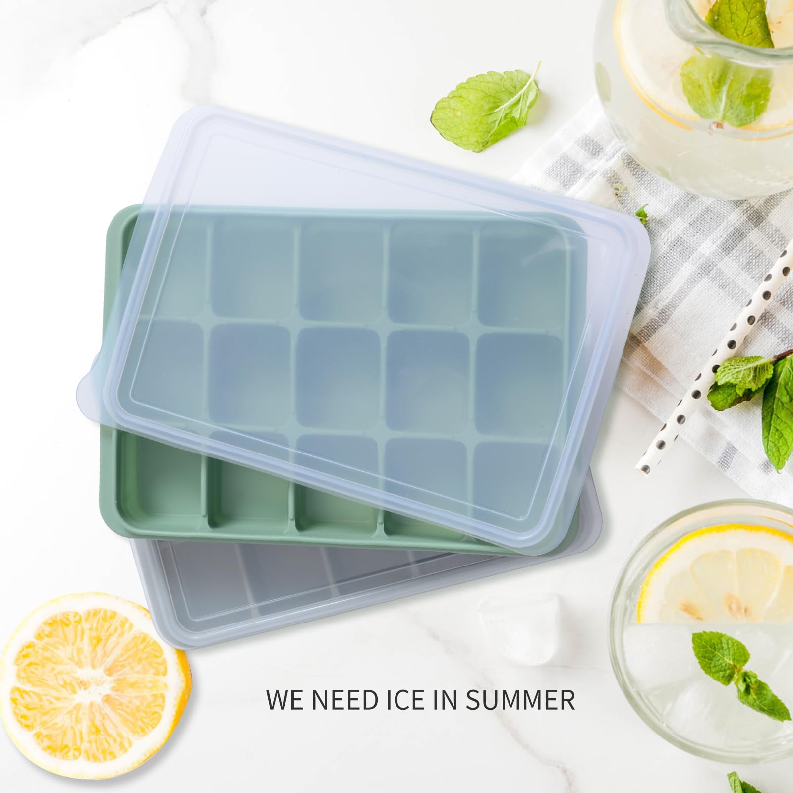 Tvmania silicone mold with easy-release bottom for perfect ice cubes each time.
