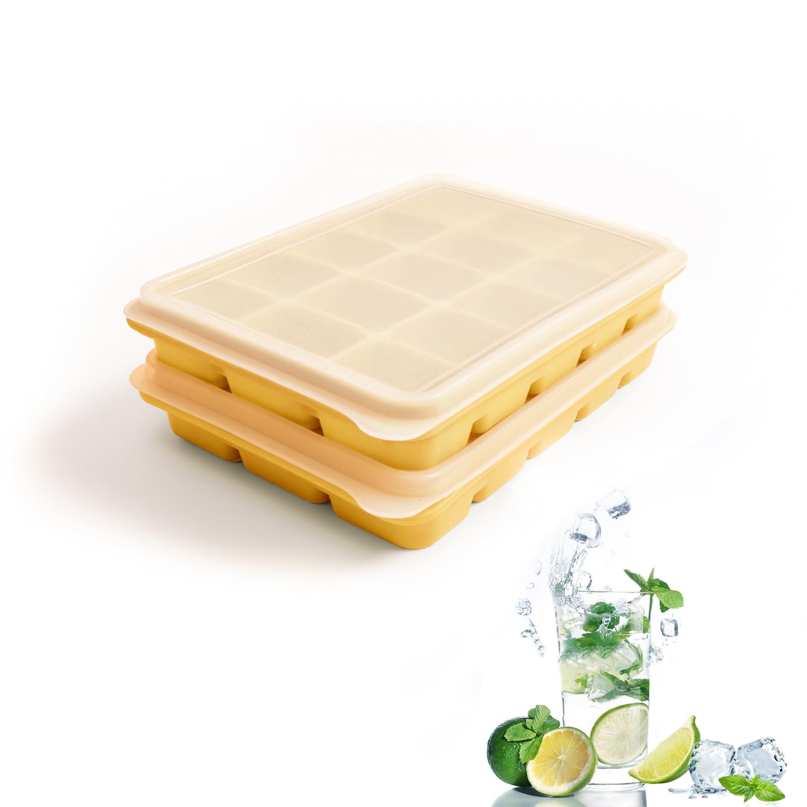 Tvmania ice cube trays with easy-release for effortless cocktail prep