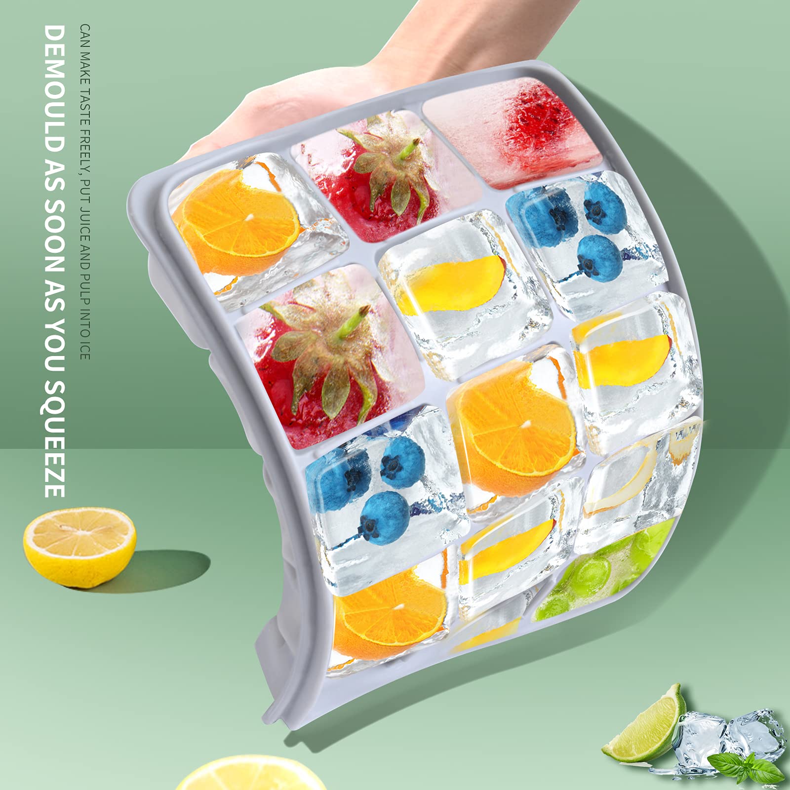 Tvmania tray dimensions showing overall size and cube size