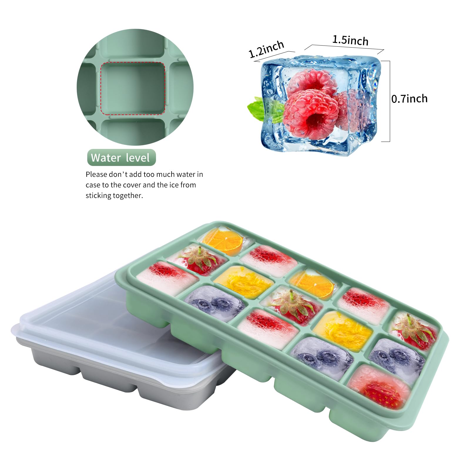 Tvmania removable lid keeps flavors fresh and freezer odors away.