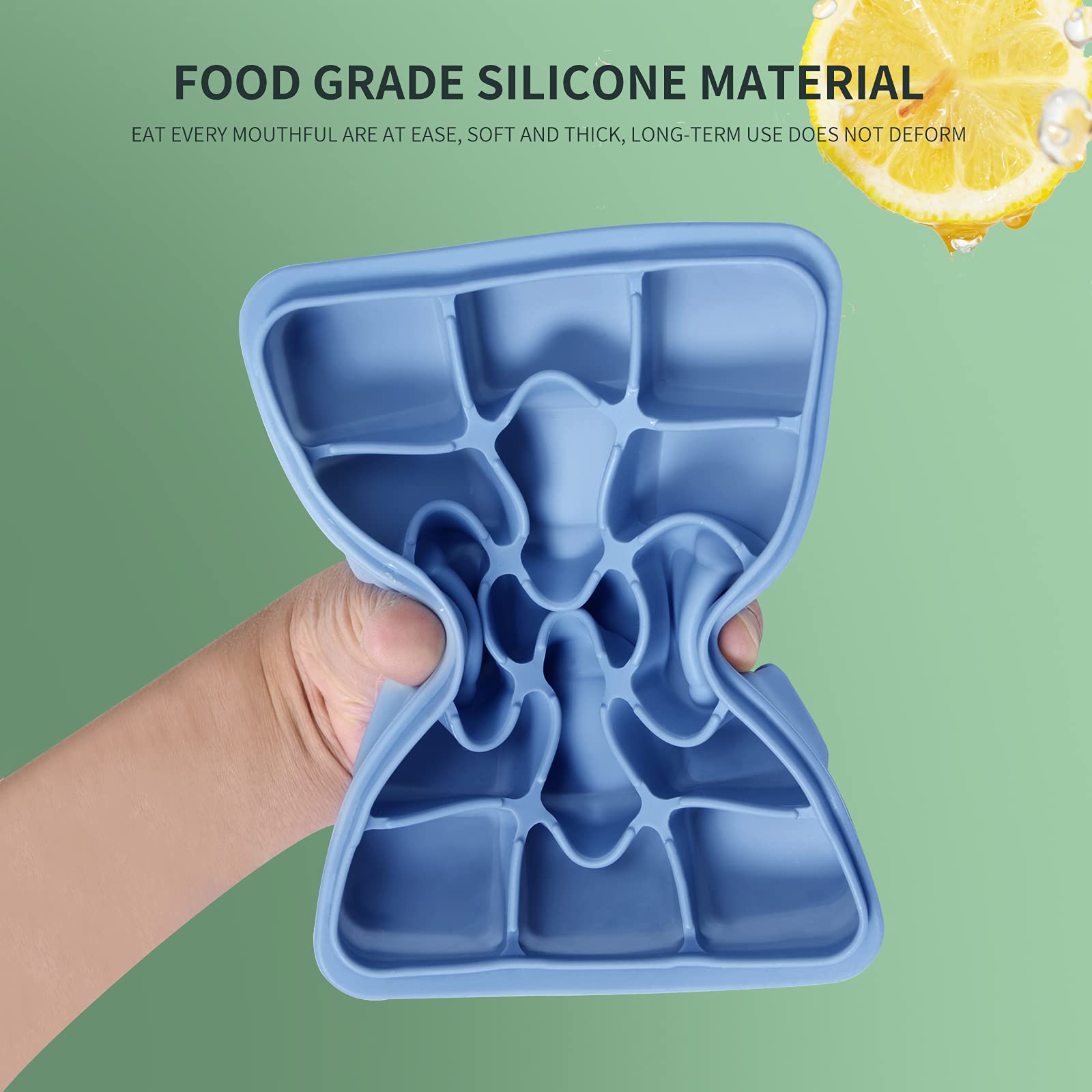 Tvmania stackable trays maximize freezer space for busy kitchens.