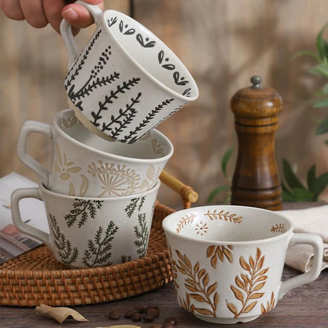 Tvvtuww ceramic mug is microwave and dishwasher safe for convenience