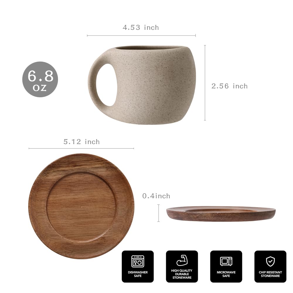 Tvvtuww cup set ideal for coffee, tea, and cozy rituals.