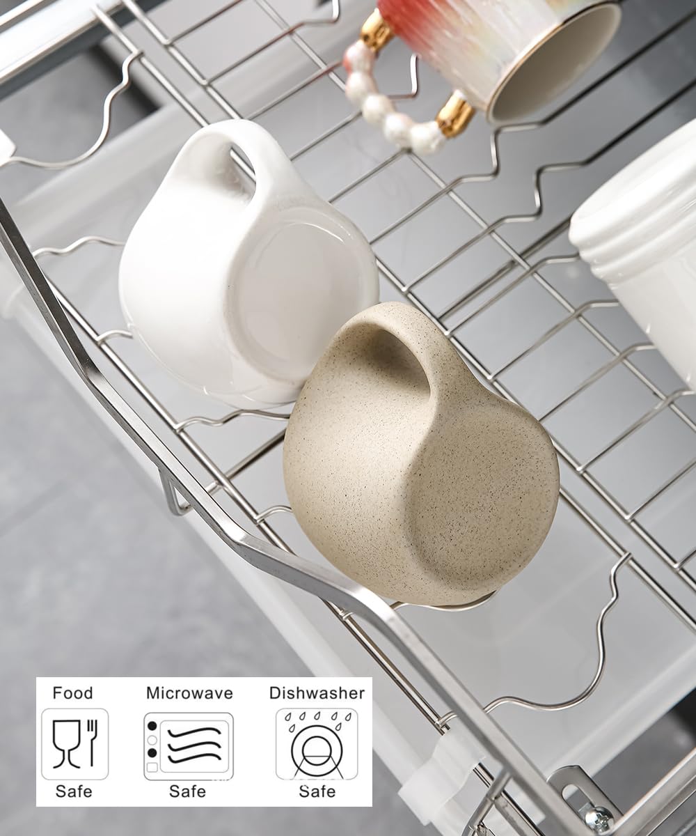 Tvvtuww dishwasher-safe mug for easy cleanup after espresso or tea.
