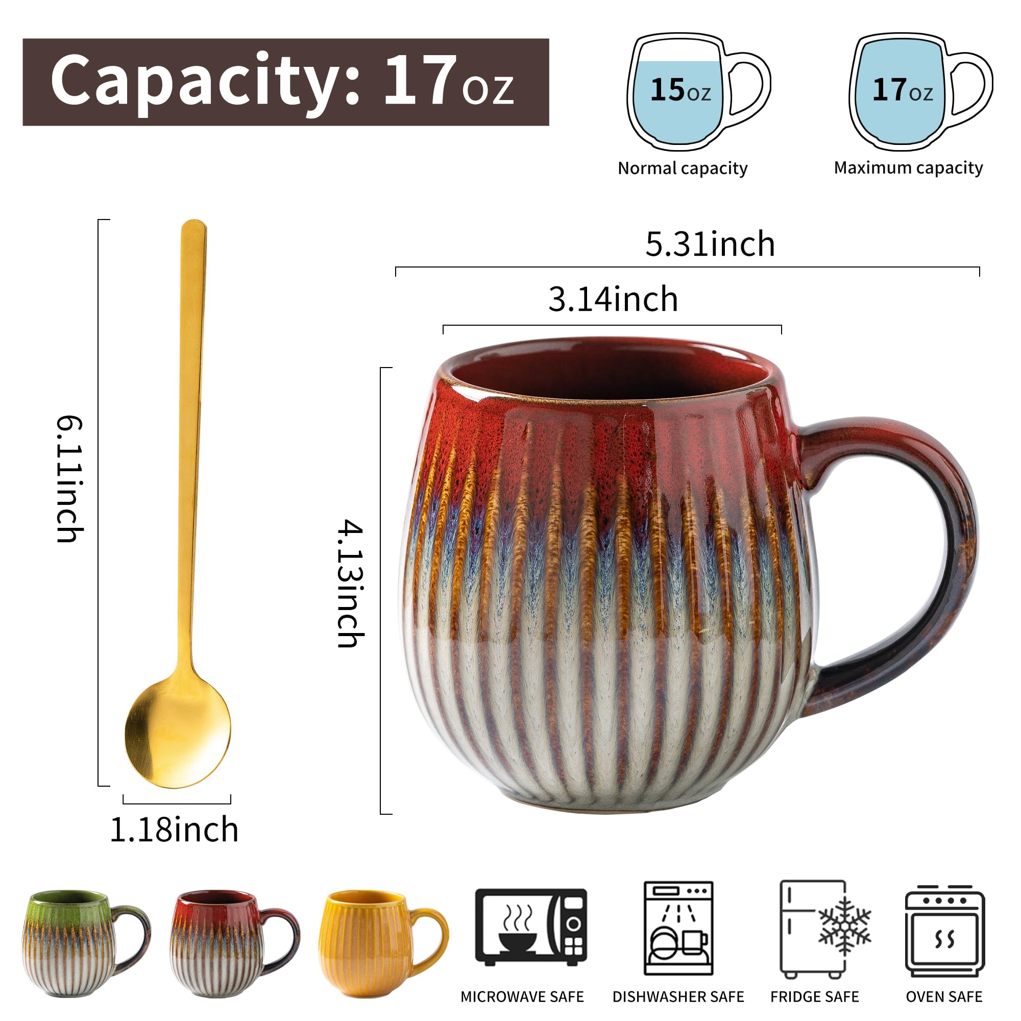 Tvvtuww microwave-safe mug designed for quick reheats and easy cleanup.