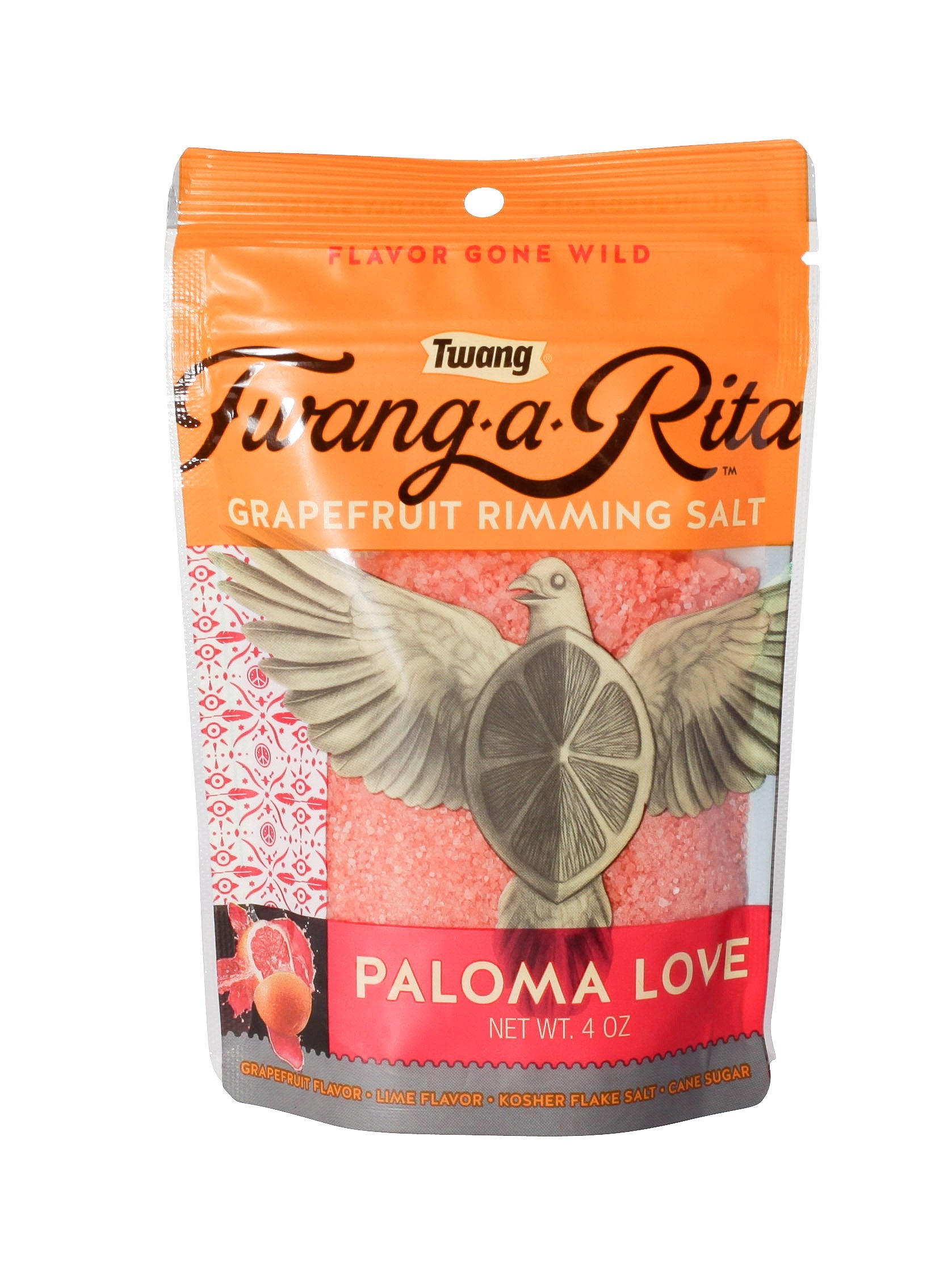 Twang-a-Rita Paloma Love Grapefruit pour-action shows easy rim coating