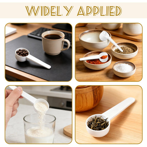 Twdrer 4-inch long-handled spoons reach into tall jars and canisters
