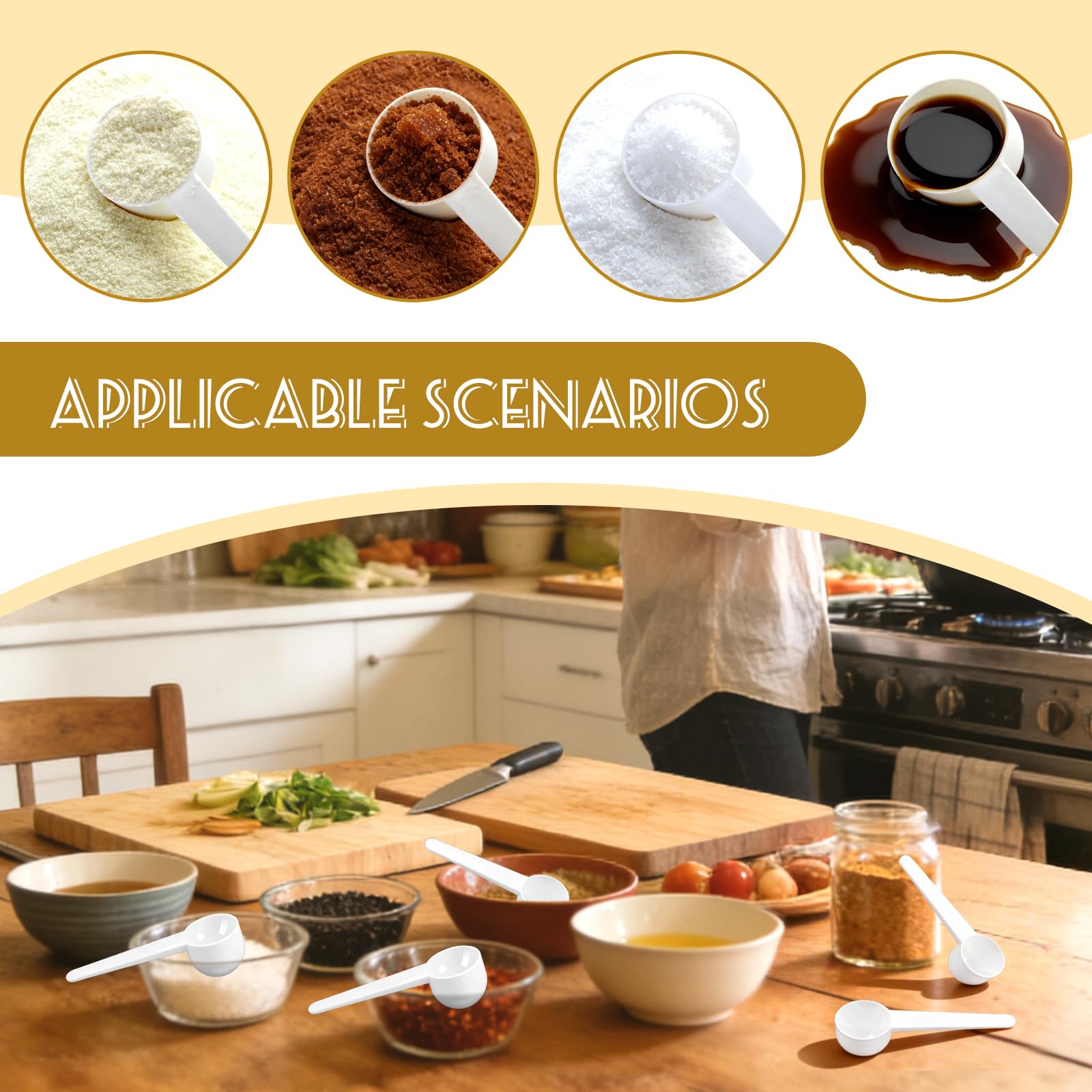 Twdrer gift-ready measuring spoon set for cooking or DIY gifts