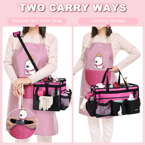 TWINDLE caddy interior aluminum lining for quick wipe-down maintenance