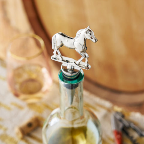 Twine Derby bar cart display highlights Derby-inspired wine accessory.