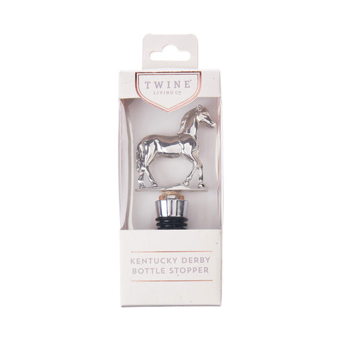 Twine Derby pewter horse detail demonstrates vintage craftsmanship.