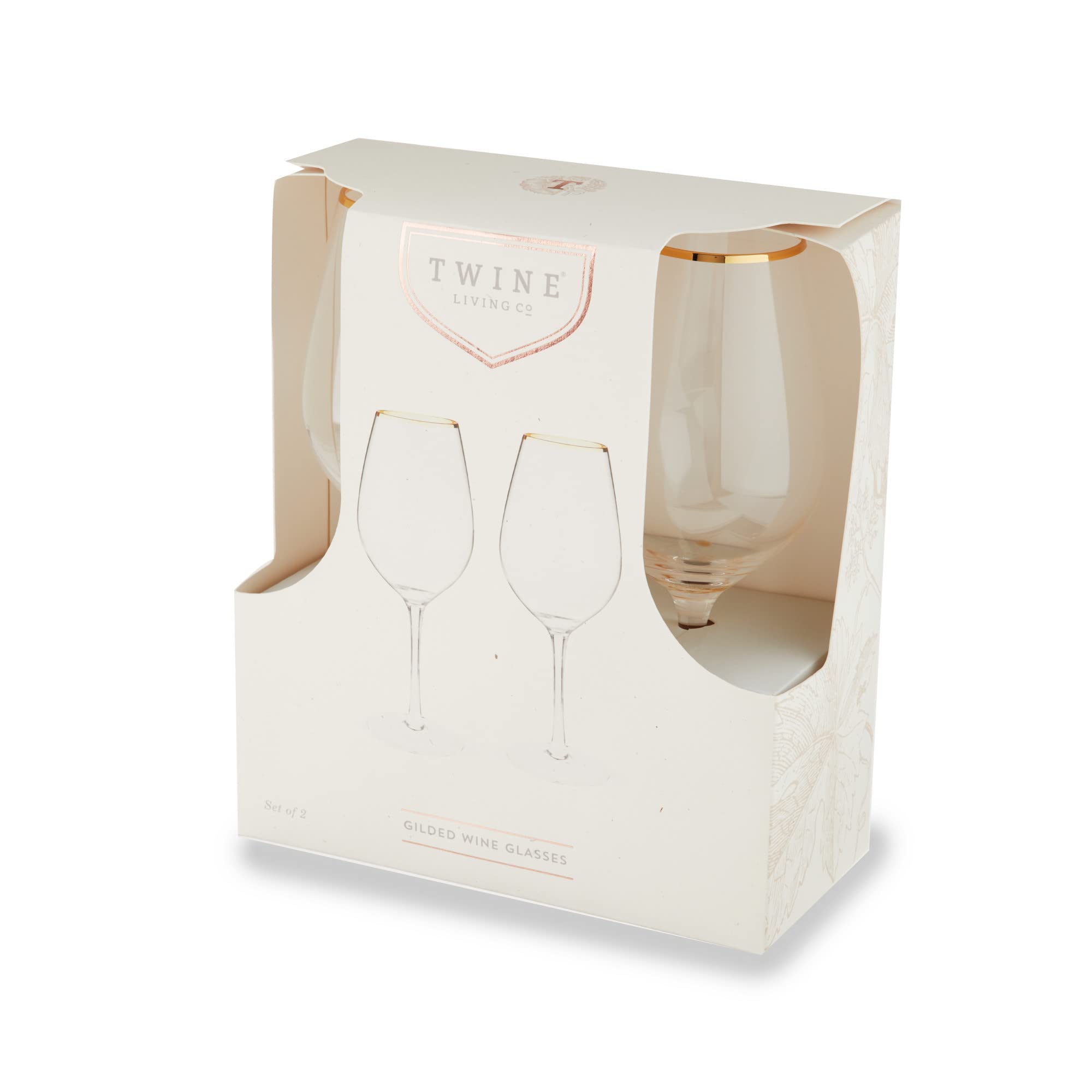 Twine elegant wine glass for red and white wines at home.