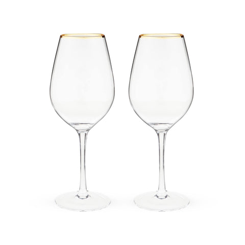 Twine wedding gift wine glasses set ideal for celebrations.