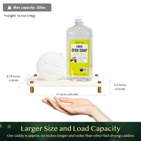 TWINKLE MOMENT quick-dry surface tray for countertop maintenance