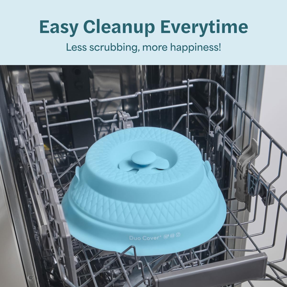 Two Pillars Duo Cover dishwasher-safe design simplifies cleaning and reuse.