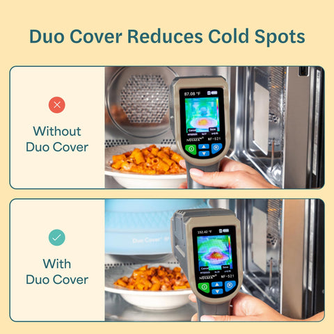 Two Pillars Duo Cover easy-storage solution keeps your counter tidy.