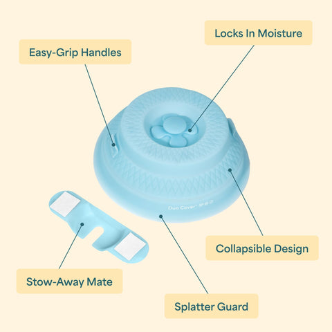 Two Pillars Duo Cover grip-safe design helps grab hot dishes confidently.