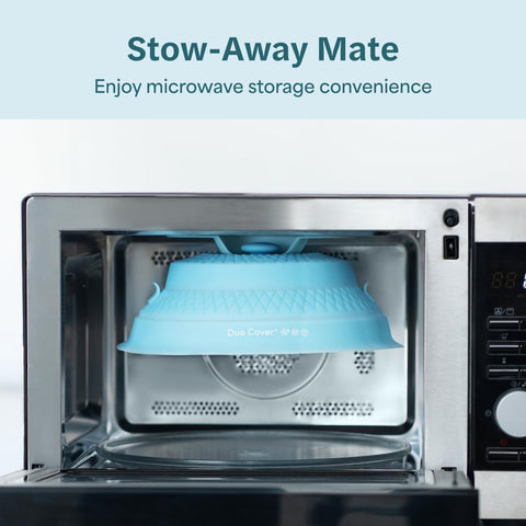 Two Pillars Duo Cover BPA-free silicone keeps meals safe and plastic-free.
