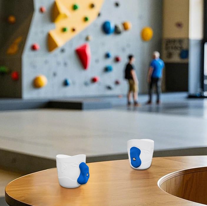 Two Stones mug colorway white and blue, stylish and practical.