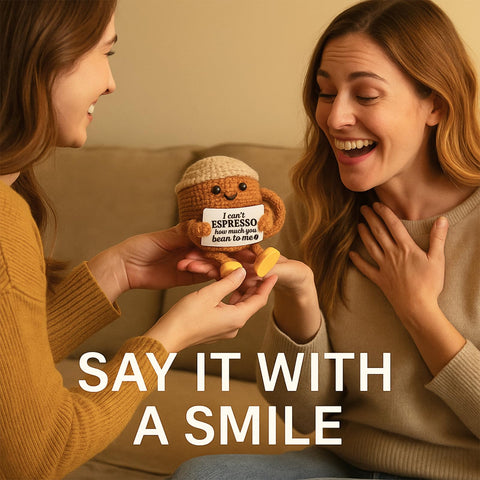 TWPER amigurumi sweet smile cup as a decorative piece