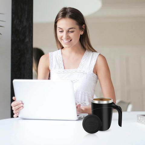 TXLOOK self-stirring mug ideal for office or gym use