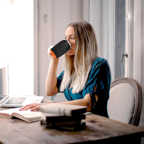 TXLOOK self-stirring mug compact and travel-friendly design