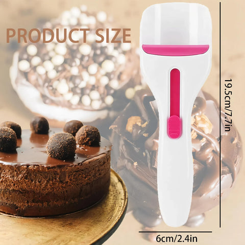 Tydlig Cupcake Scoop Dispenser front view highlights ergonomic grip and smooth operation.