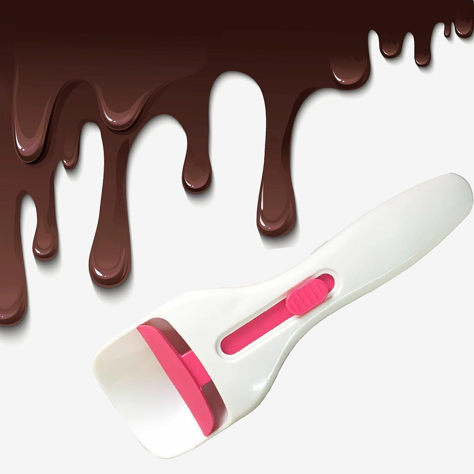 Tydlig Cupcake Scoop Dispenser no-drips image emphasizes clean counters during baking.