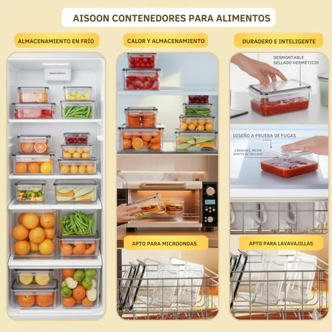 TYKOON AISOON 17oz rectangular container ideal for portion-controlled meals.