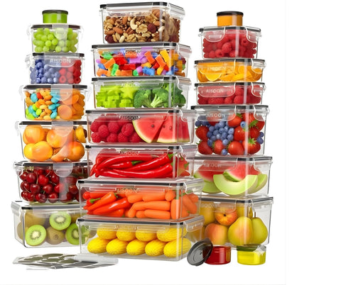 TYKOON AISOON 85oz rectangular container for bulk storage and meal prep freshness.