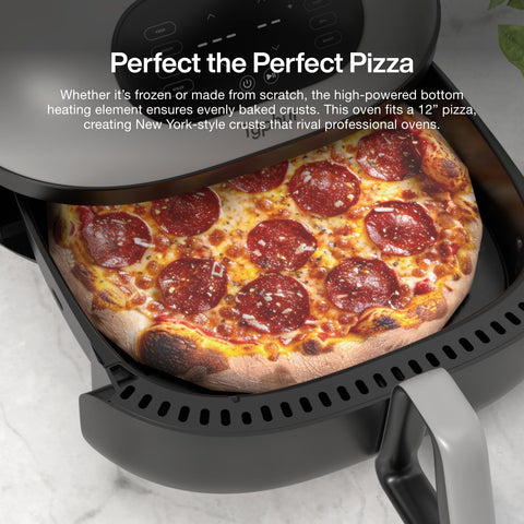 Typhur Dome 2 pizza fit image showcasing 12-inch pizza capacity.