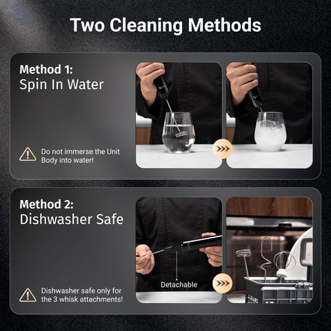 Typhur InstaWhisk emulsifies dairy and plant milks for smooth drinks
