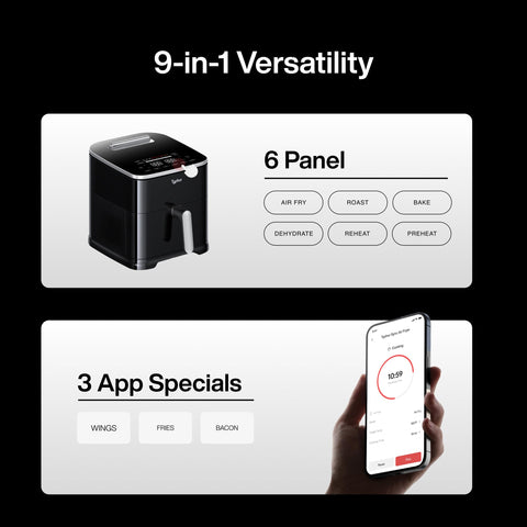 Typhur Sync Air Fryer app control lets you adjust temps remotely.