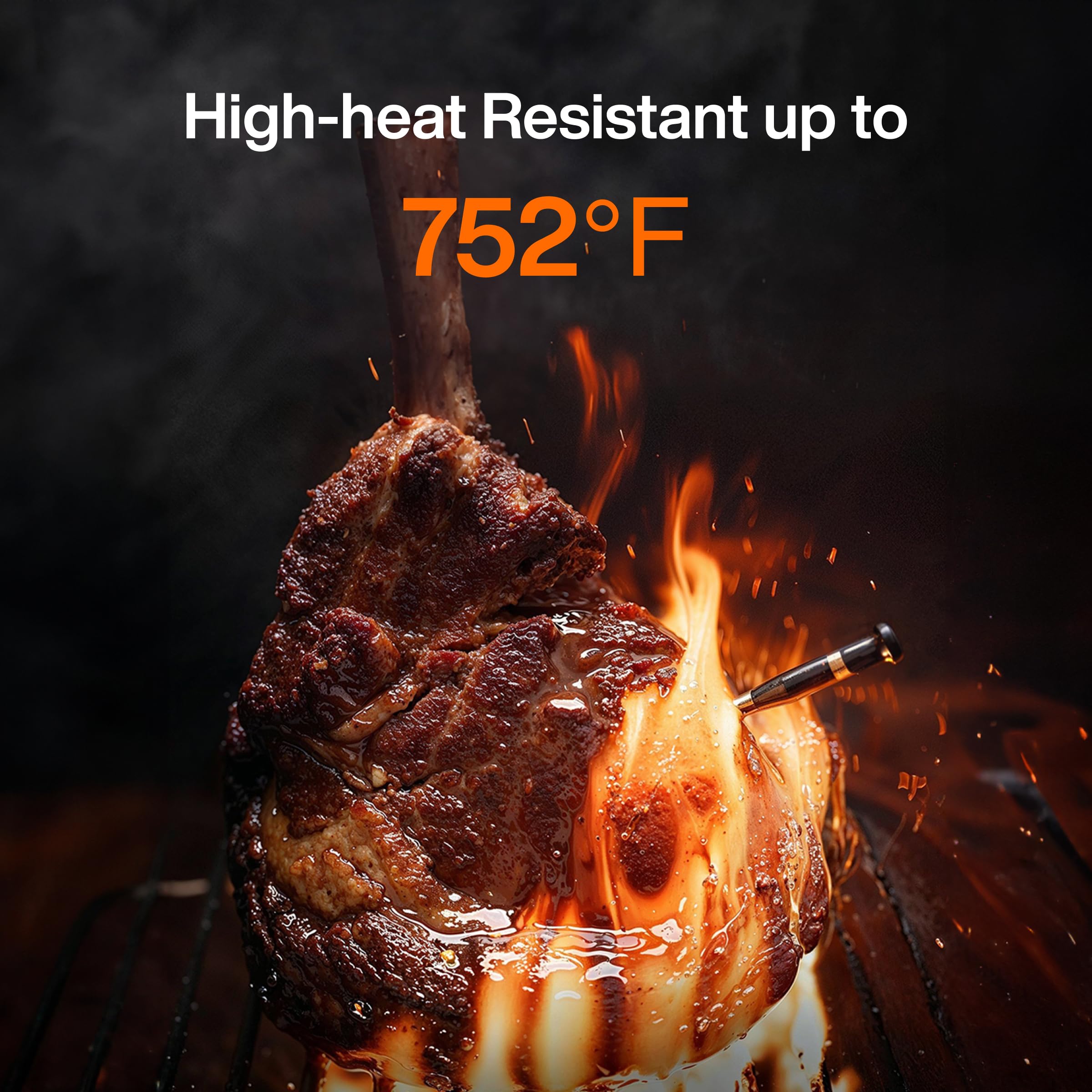 Typhur Sync quad IPX8 waterproof withstands splashes during outdoor cooks