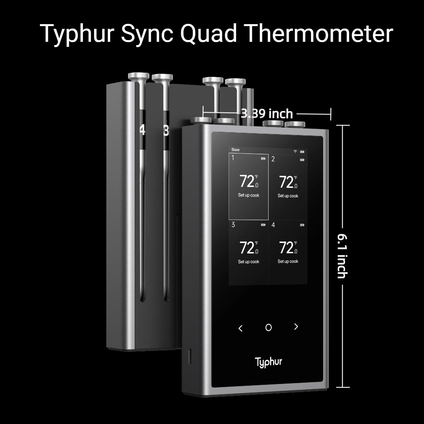 All-in-one storage case and charging dock for easy setup.