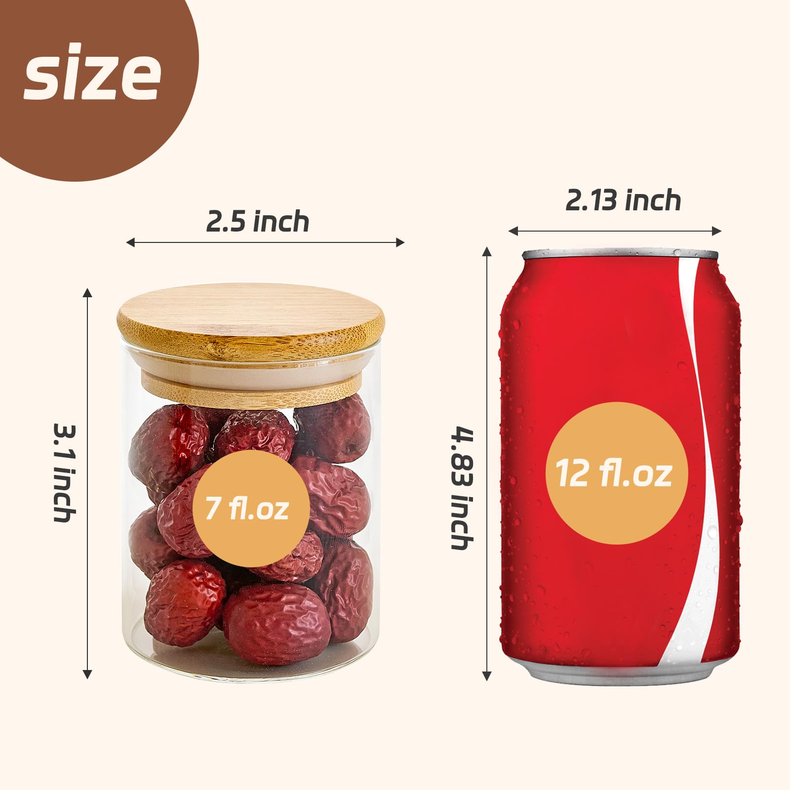 TYQG airtight silicone lids keep contents fresh and spill-free.