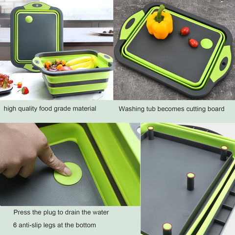 TYSSELY camping basin in 3-height setup supports different tasks