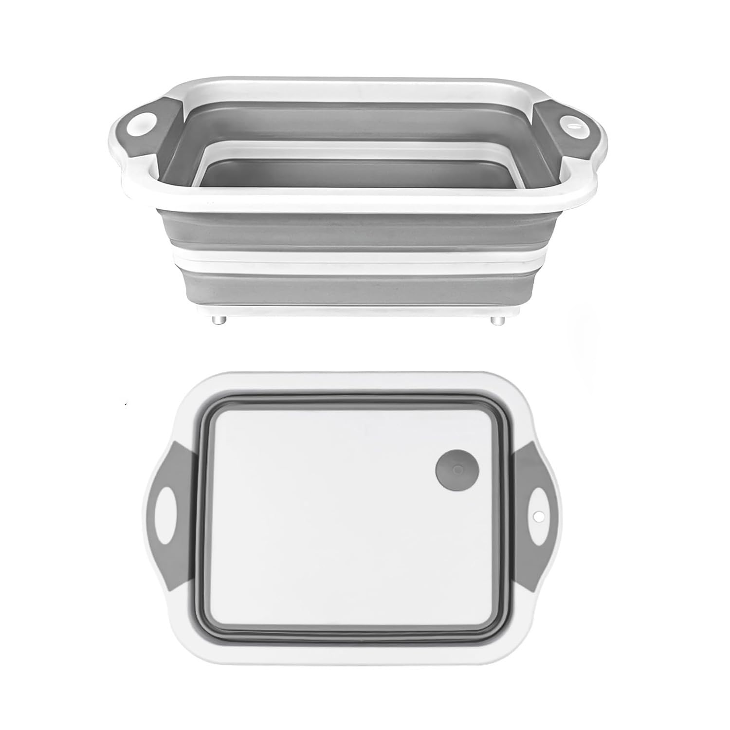 TYSSELY camping basin folded flat for compact storage, ideal for travel