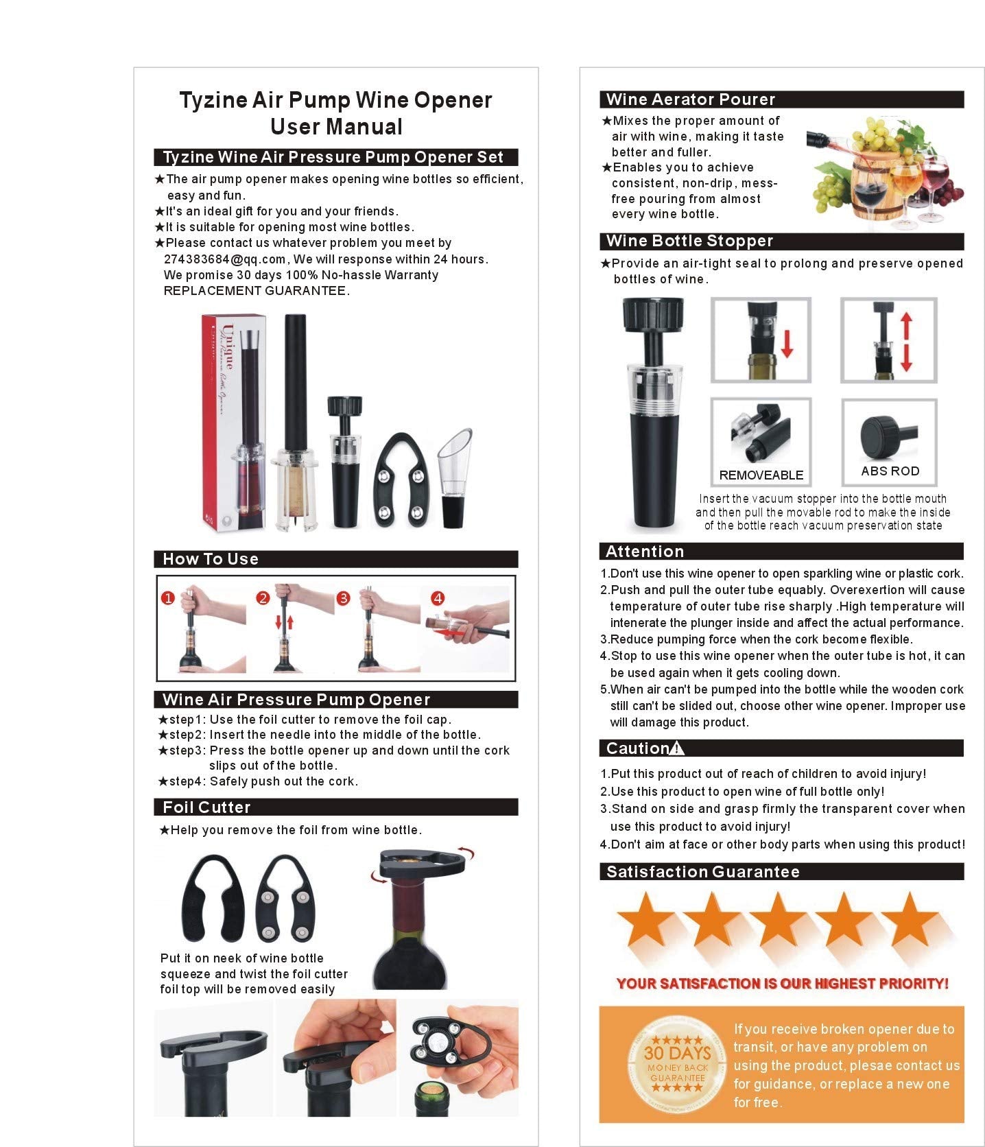 Tyzine wine gift set presents practicality and style for enthusiasts.