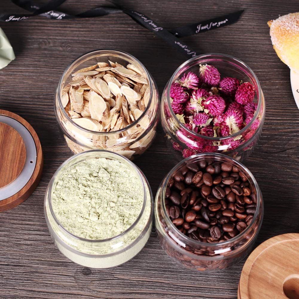 Tzerotone coffee/tea spice jars set for preserving specialty blends.