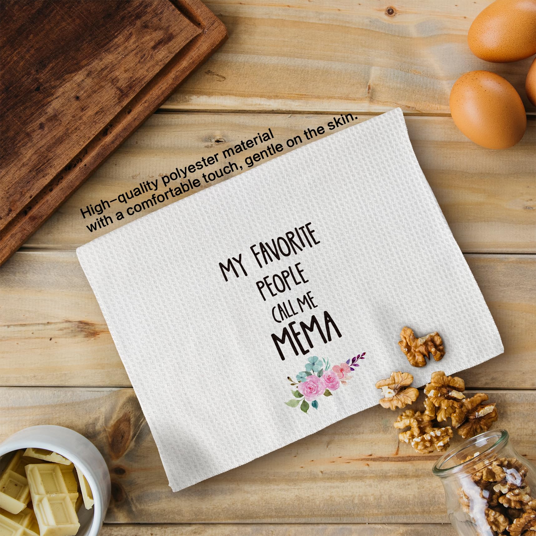 Tzhim Mema care-friendly towel is machine washable for busy homes.