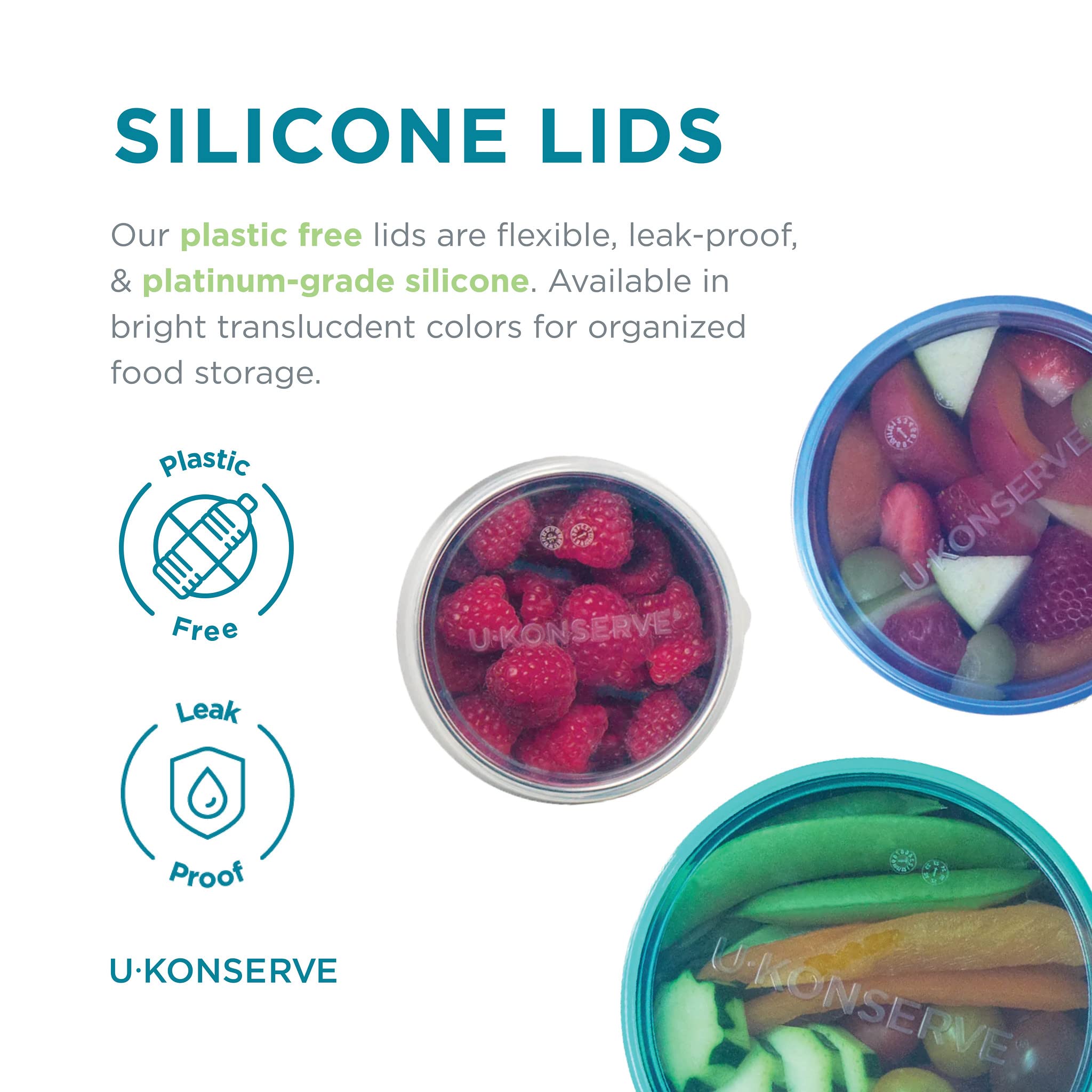 U Konserve 304 stainless steel 3oz containers stay leak-proof during travel.