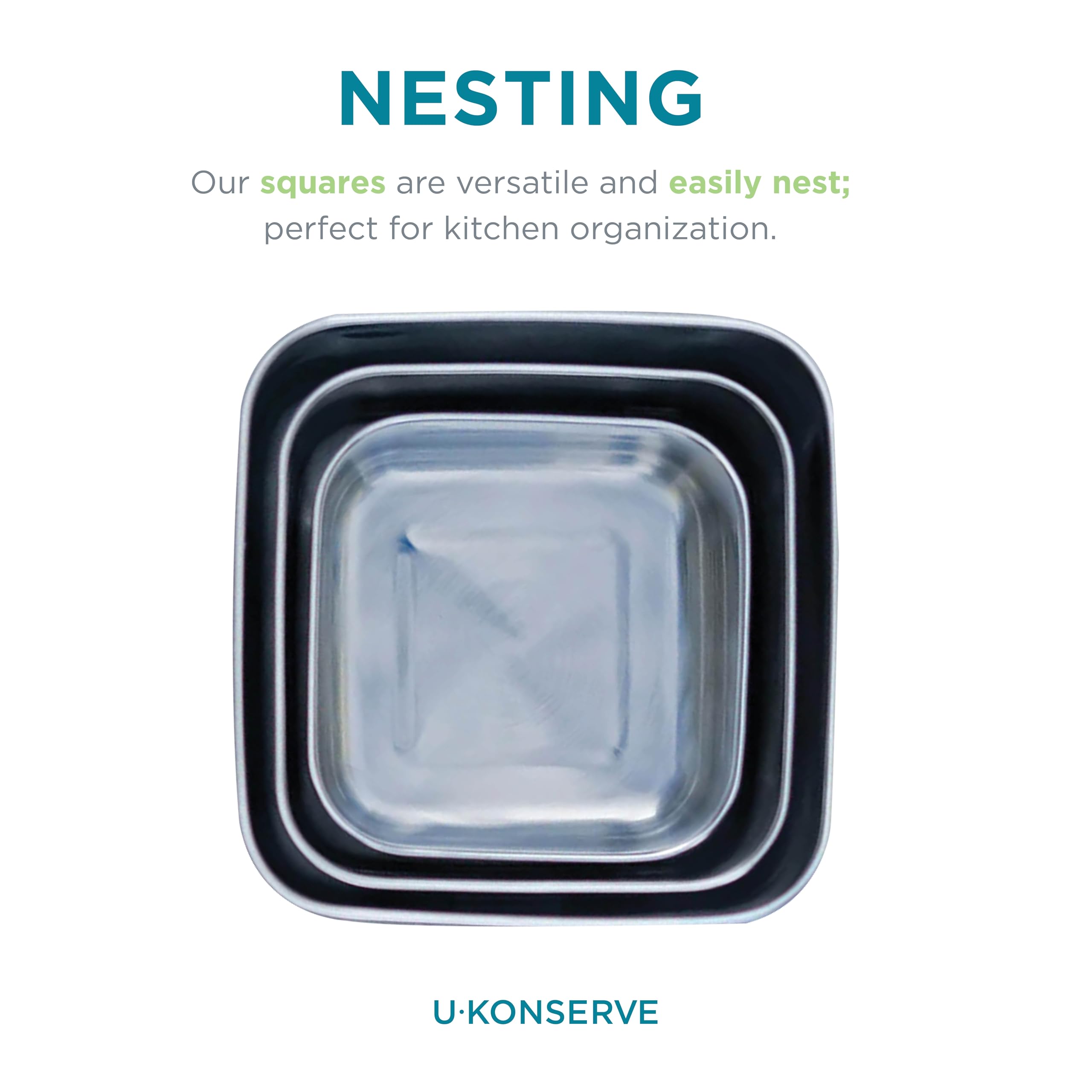 U Konserve 300°F oven-safe bento box for reheating or cooking.