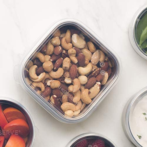 U Konserve 30-50oz meal prep sizes cover daily meals and leftovers.