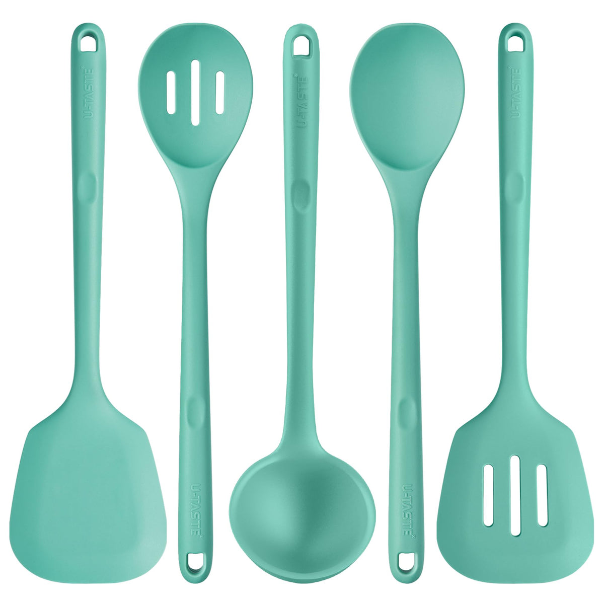 U-Taste 13.6-inch extra-long utensils for safe heat distance.