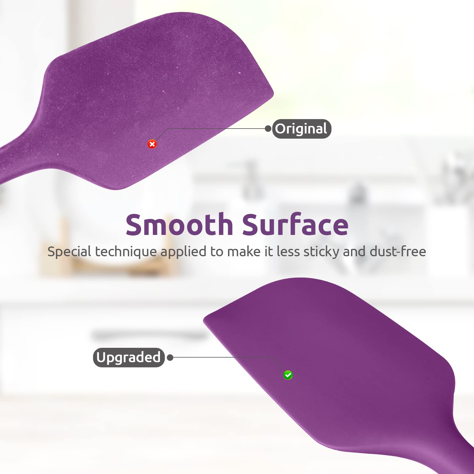 Upgraded core resists bending, preserving stability during mixing and folding tasks.