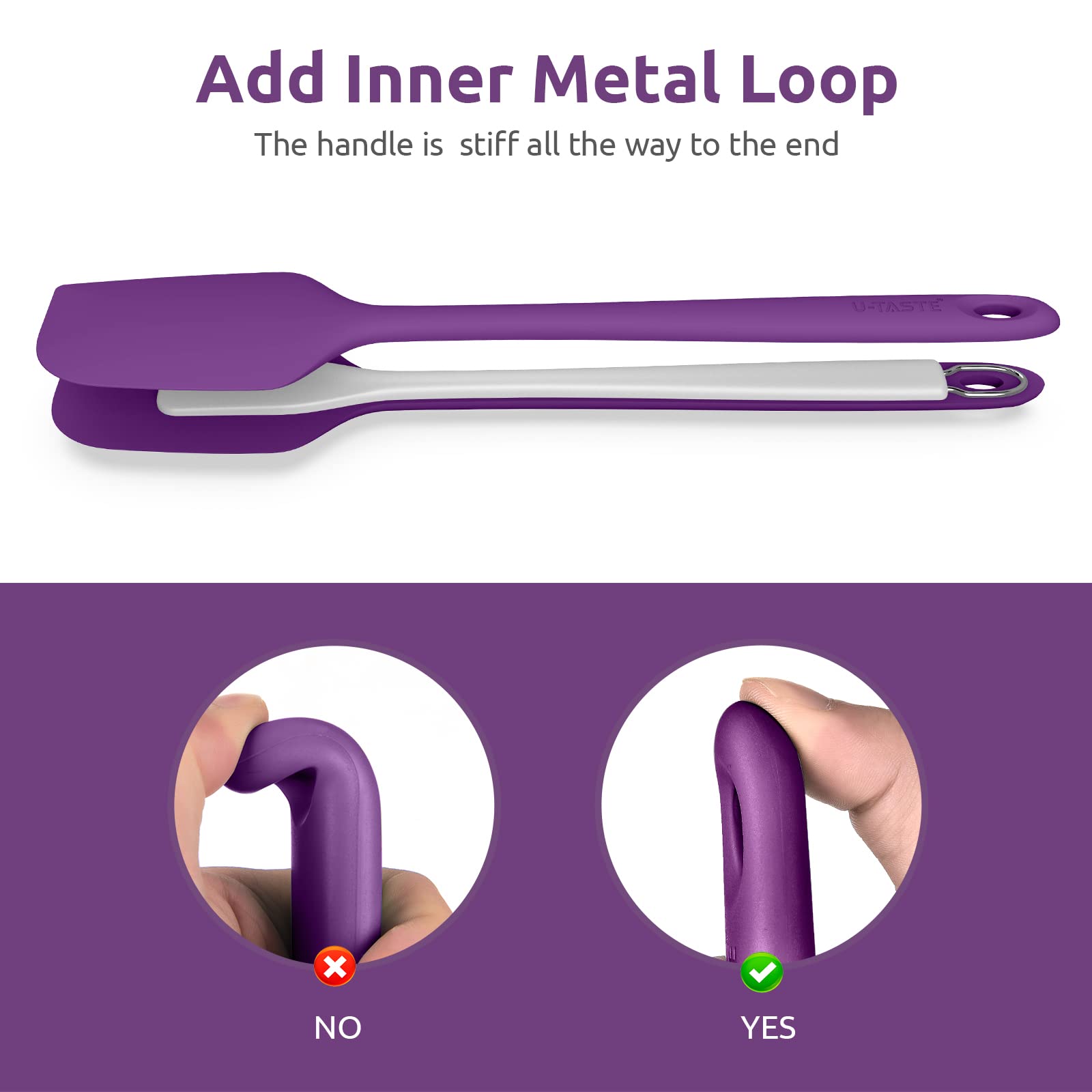 Integrated design minimizes cracks where food can hide during cleaning.