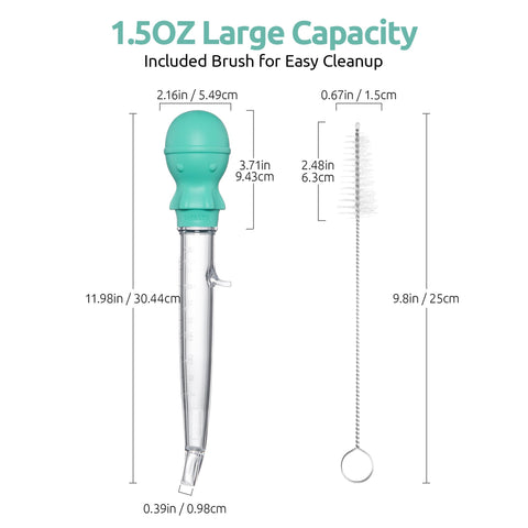 U-Taste 600℉ silicone octopus bulb resists heat when basting juicy meat