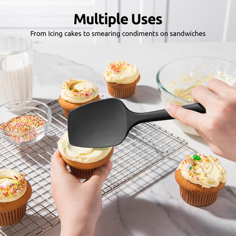 U-Taste comfortable handle stays cool while stirring and scraping