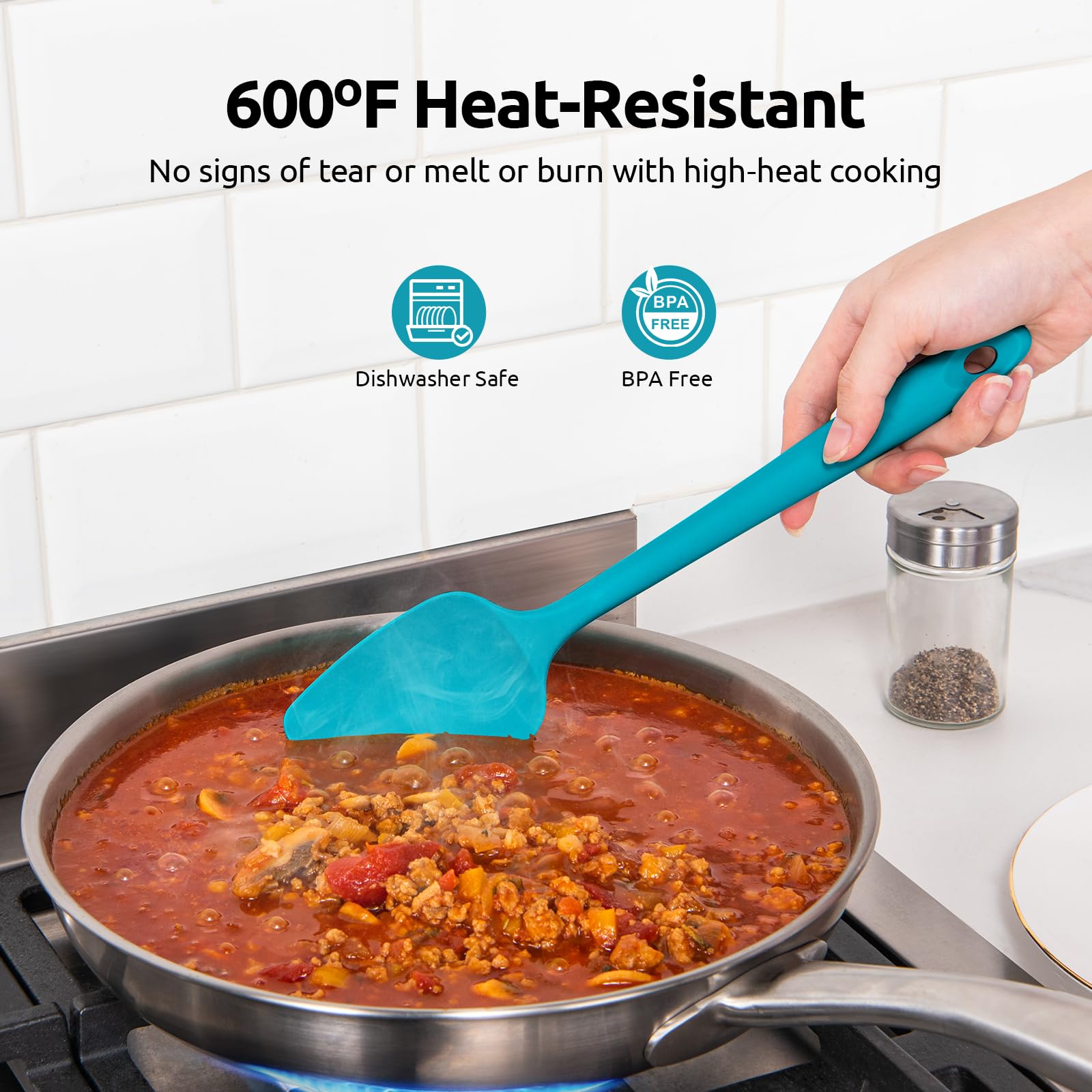 U-Taste dishwasher-safe 3-piece set for quick cleanup after cooking.